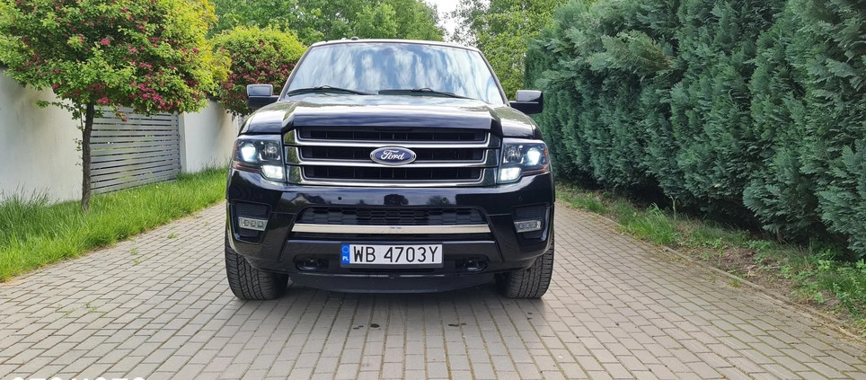 Ford Expedition cena 128900 przebieg: 186000, rok produkcji 2017 z Warszawa małe 667